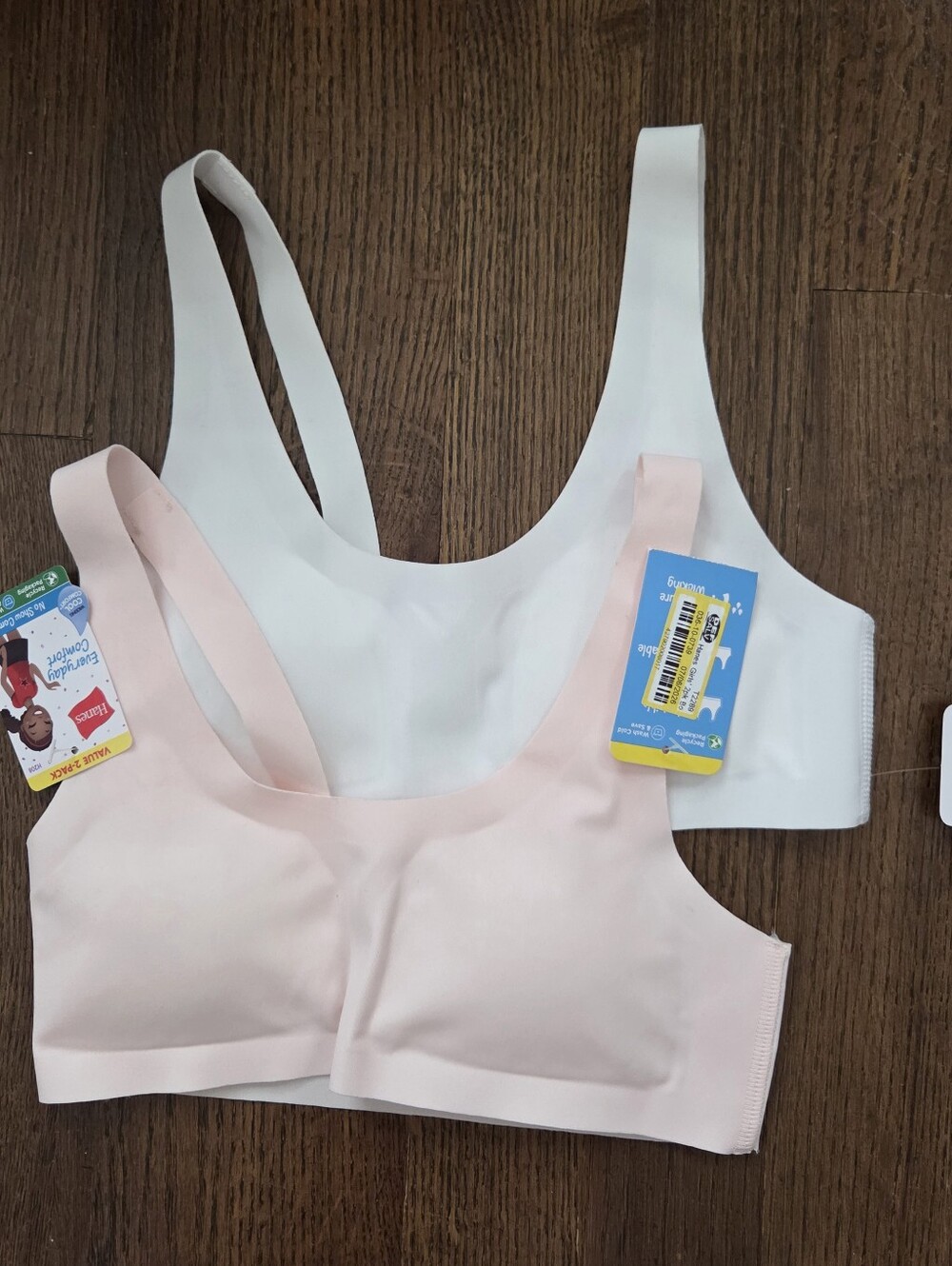 New Hanes 2-pack Girls Small Training Bras